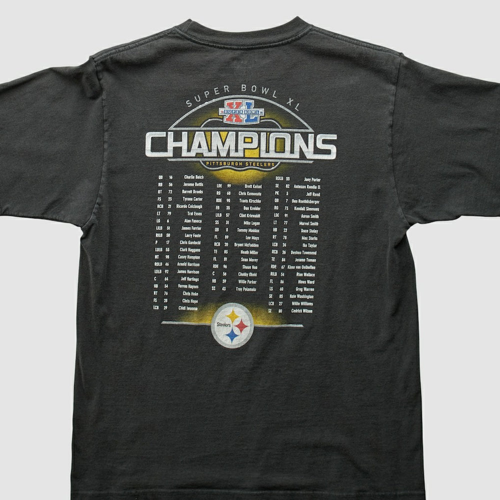 Fanatics Pittsburgh Steelers Reebok 2006 T-Shirt Black Vintage