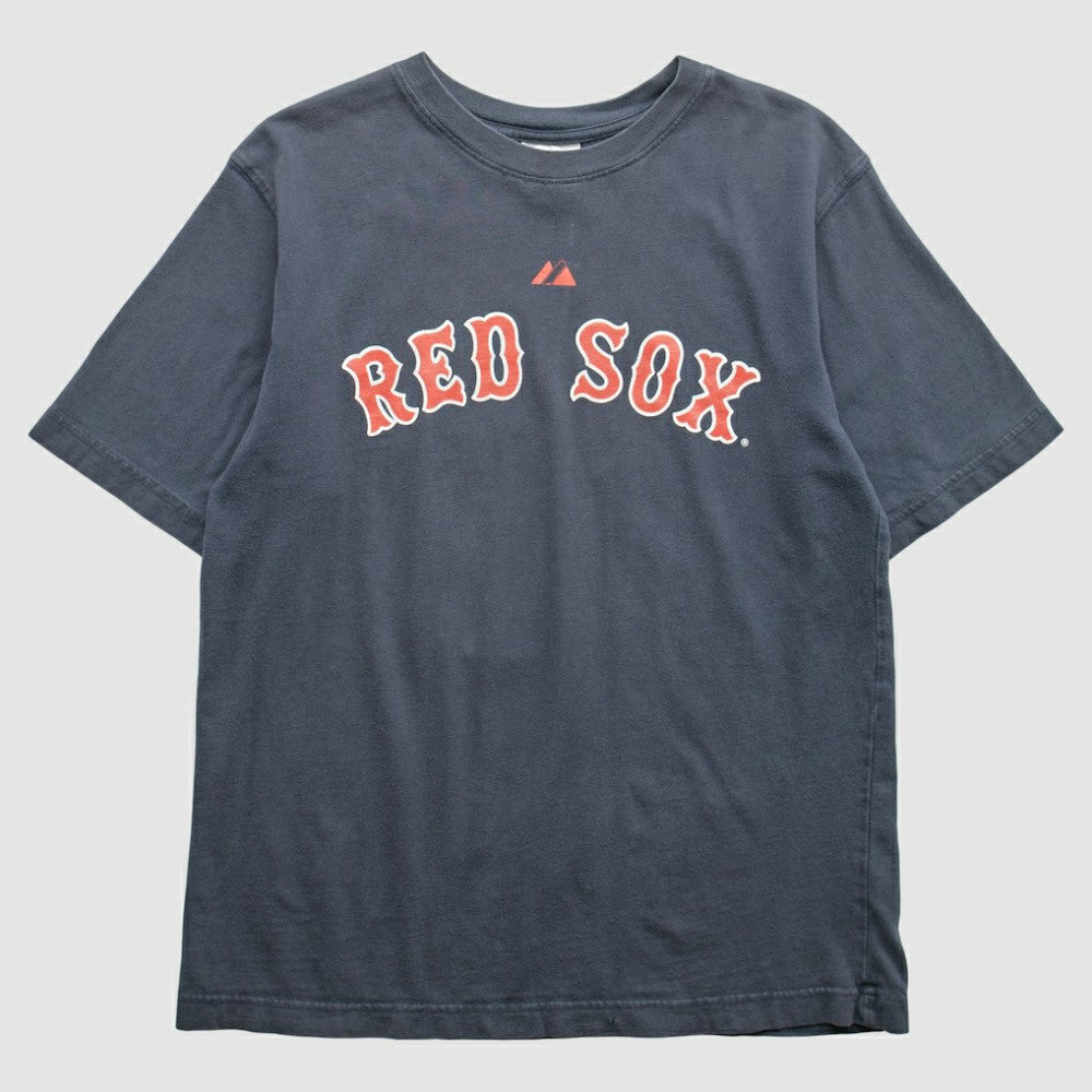Boston Red Sox Majestic 2000s T-Shirt - Navy - Vintage - Fanatics Lifestyle