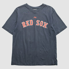 Boston Red Sox Majestic 2000s T-Shirt - Navy - Vintage - Fanatics Lifestyle