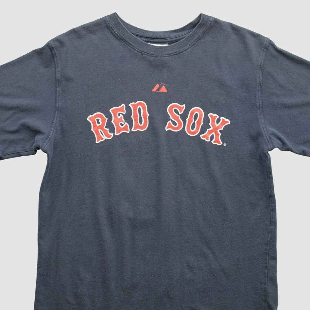 Boston Red Sox Majestic 2000s T-Shirt - Navy - Vintage - Fanatics Lifestyle