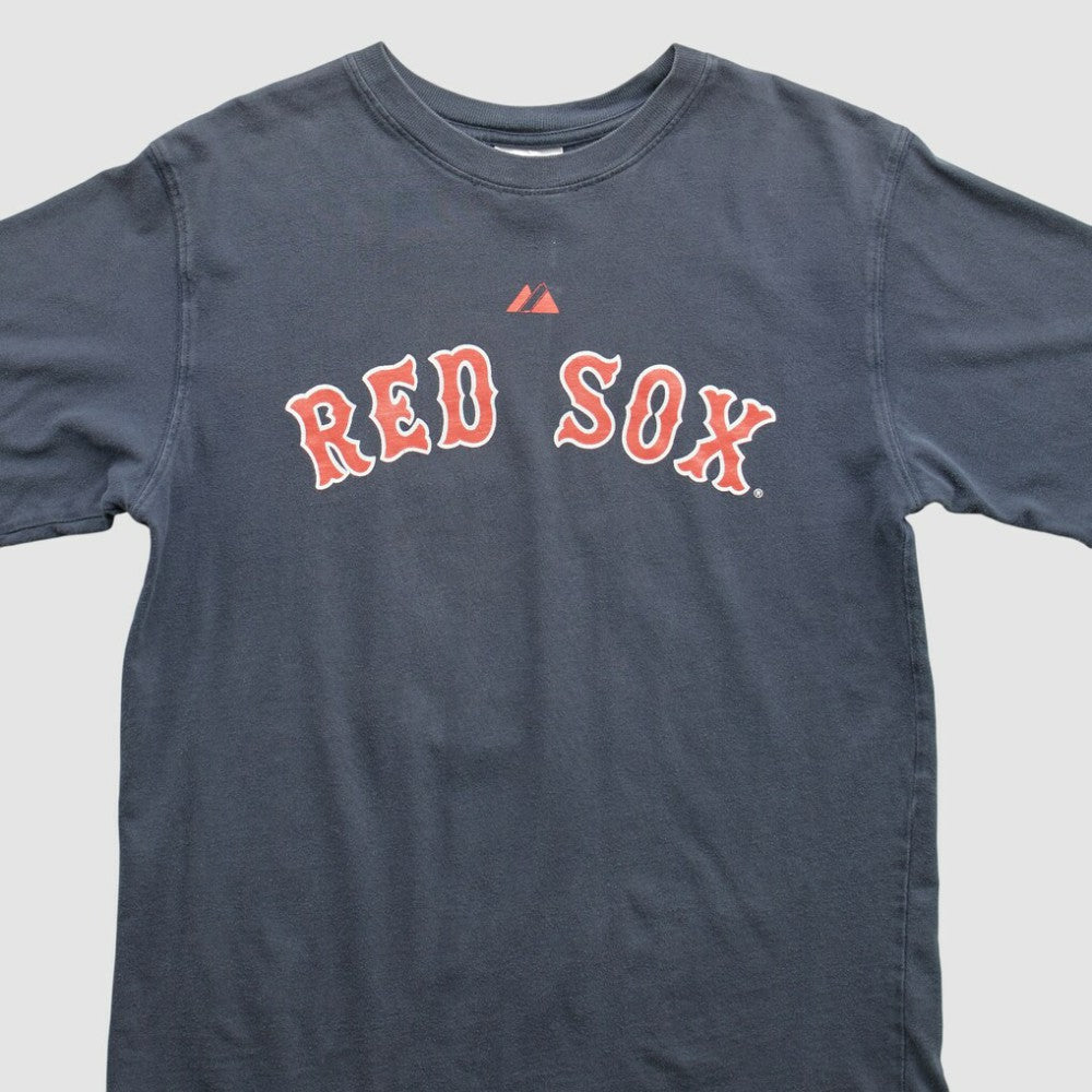Boston Red Sox Majestic 2000s T-Shirt - Navy - Vintage - Fanatics Lifestyle