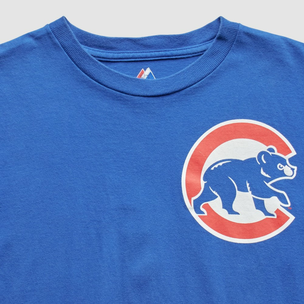 Chicago Cubs Majestic 2000s T-Shirt - Blue - XVintage - Fanatics Online