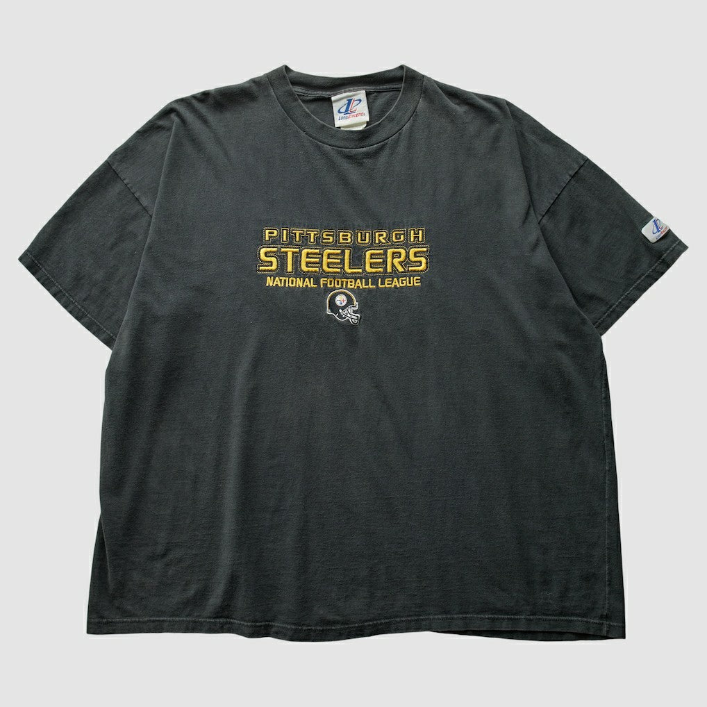 Fanatics Pittsburgh Steelers Logo Athletic 2000s T-Shirt Black Vintage