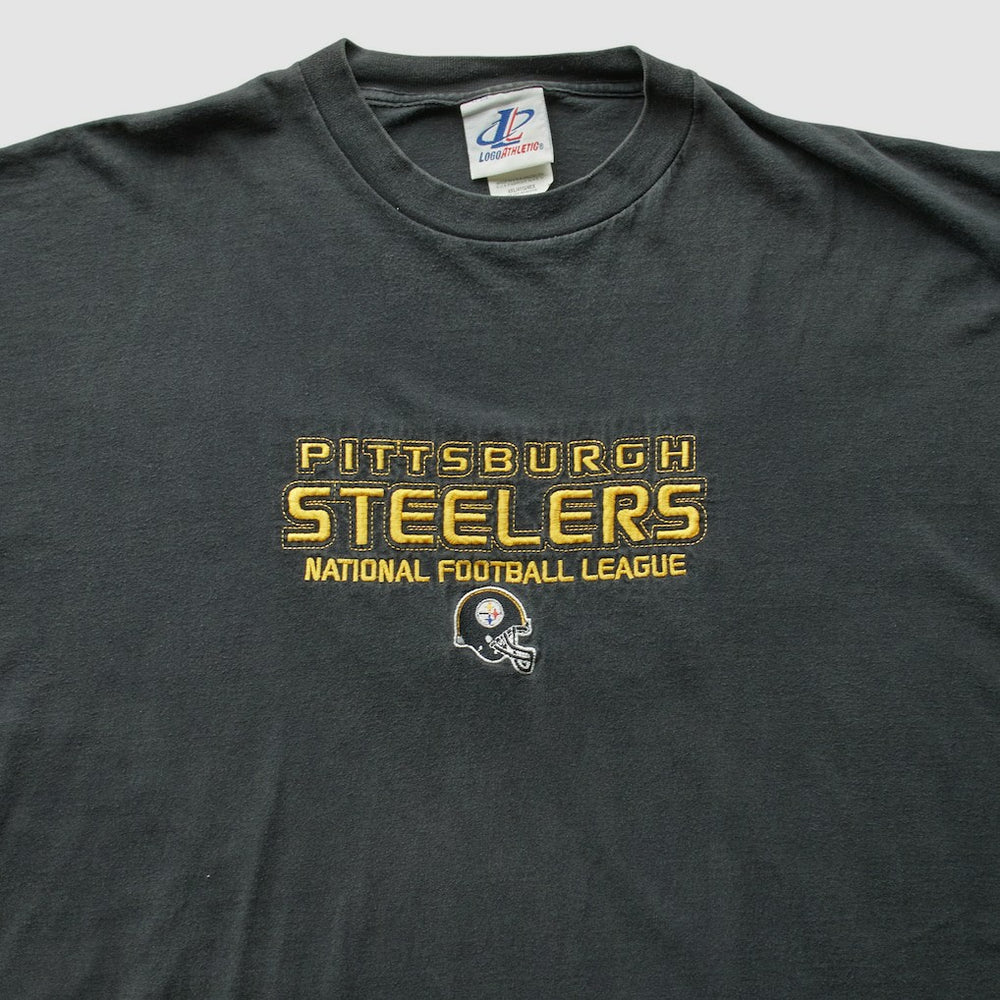 Fanatics Pittsburgh Steelers Logo Athletic 2000s T-Shirt Black Vintage