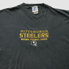 Fanatics Pittsburgh Steelers Logo Athletic 2000s T-Shirt Black Vintage