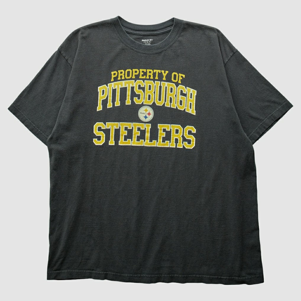 Fanatics Pittsburgh Steelers Reebok 2000s T-Shirt Black Vintage