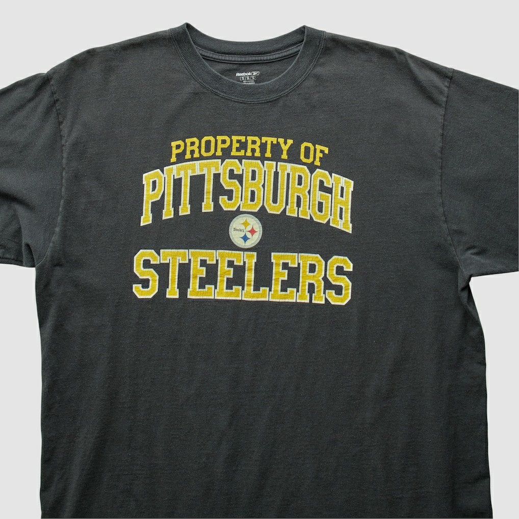 Fanatics Pittsburgh Steelers Reebok 2000s T-Shirt Black Vintage