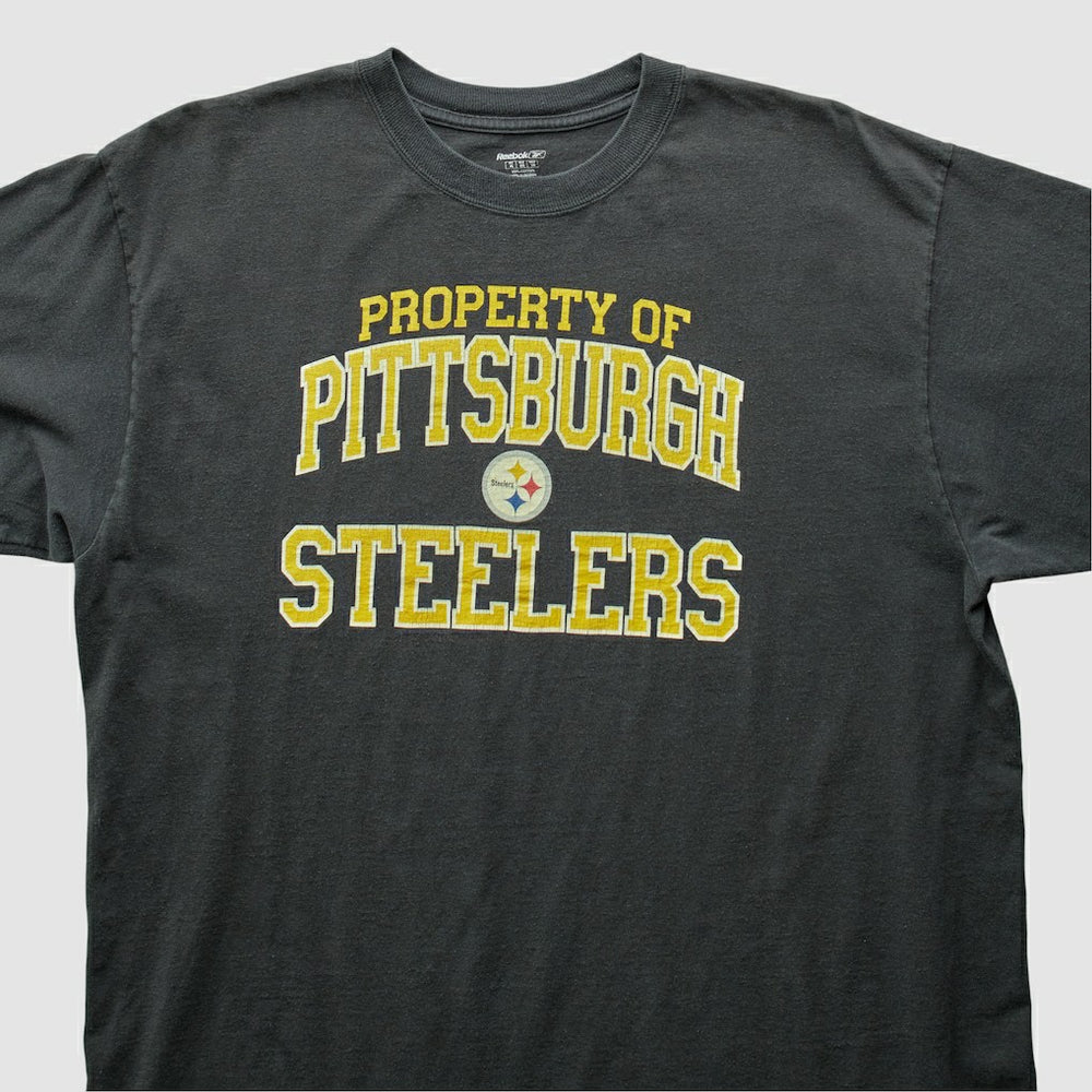 Fanatics Pittsburgh Steelers Reebok 2000s T-Shirt Black Vintage