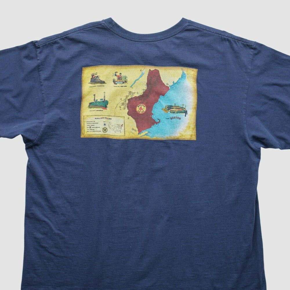 Boston Red Sox Nike 2000s T-Shirt - Blue - 2XVintage - Nike Online