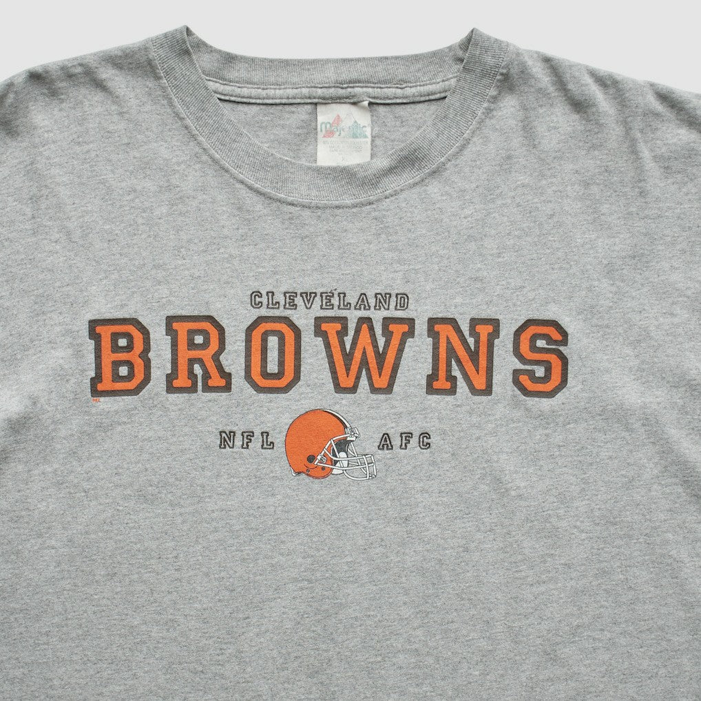 Fanatics Cleveland Browns Majestic 2000s T-Shirt Gray Vintage