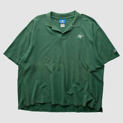 Fanatics New York Jets Reebok 2000s Polo Green Vintage