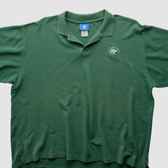 Fanatics New York Jets Reebok 2000s Polo Green Vintage