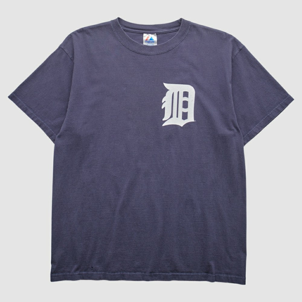 Detroit Tigers Majestic 2000s T-Shirt - Navy - Vintage - Fanatics Online