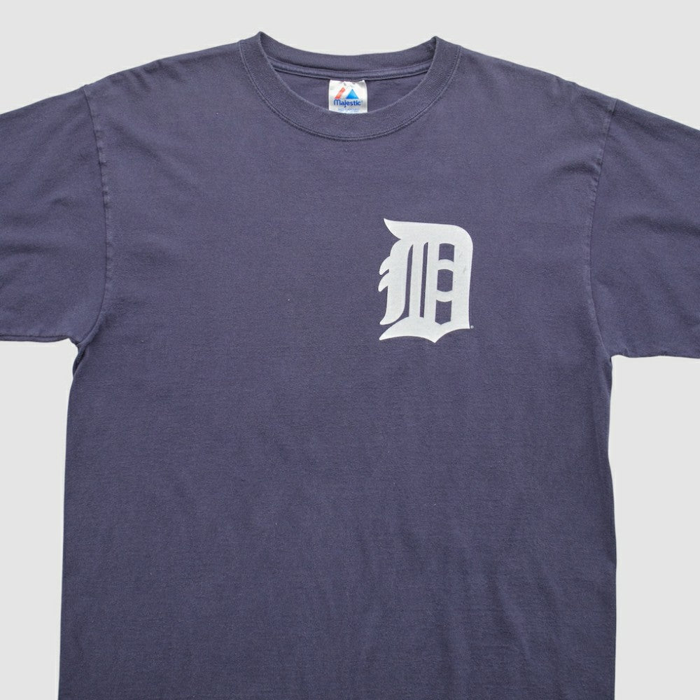 Detroit Tigers Majestic 2000s T-Shirt - Navy - Vintage - Fanatics Online