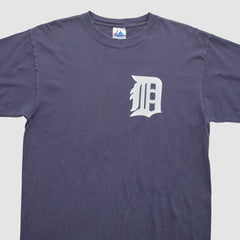 Detroit Tigers Majestic 2000s T-Shirt - Navy - Vintage - Fanatics Online