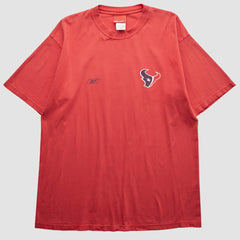 Fanatics Houston Texans Reebok 2000s T-Shirt Red Vintage