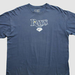 Tampa Bay Rays 2008 T-Shirt - Navy - 2XVintage - Fanatics on Sale
