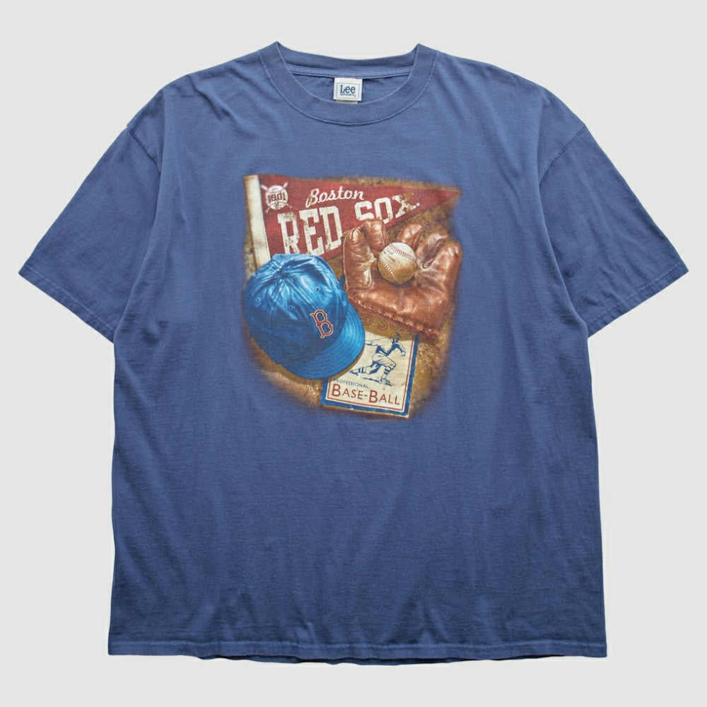 Boston Red Sox Lee Apparel 2000s T-Shirt - Blue - 3XVintage - Fanatics Lifestyle
