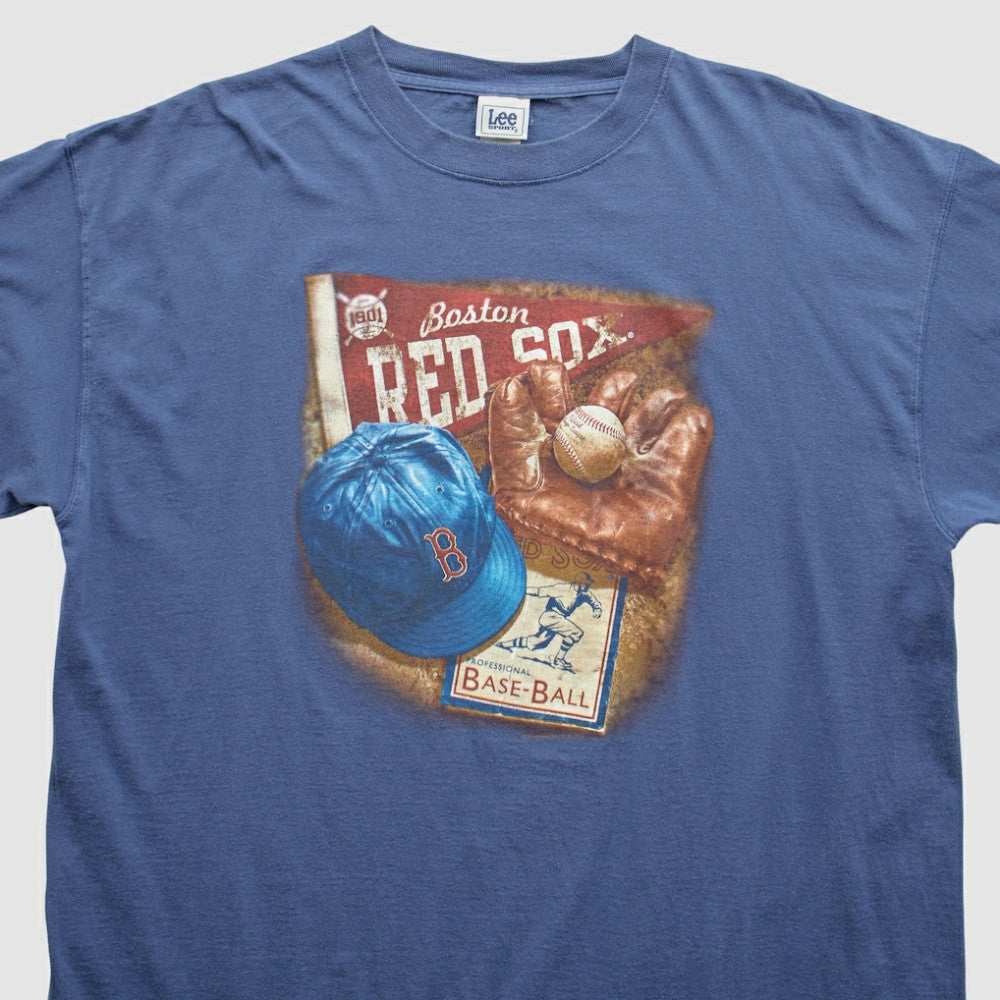 Boston Red Sox Lee Apparel 2000s T-Shirt - Blue - 3XVintage - Fanatics Lifestyle