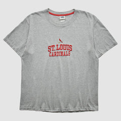 St. Louis Cardinals Lee Apparel 2000s T-Shirt - Gray - Vintage - Fanatics Discount