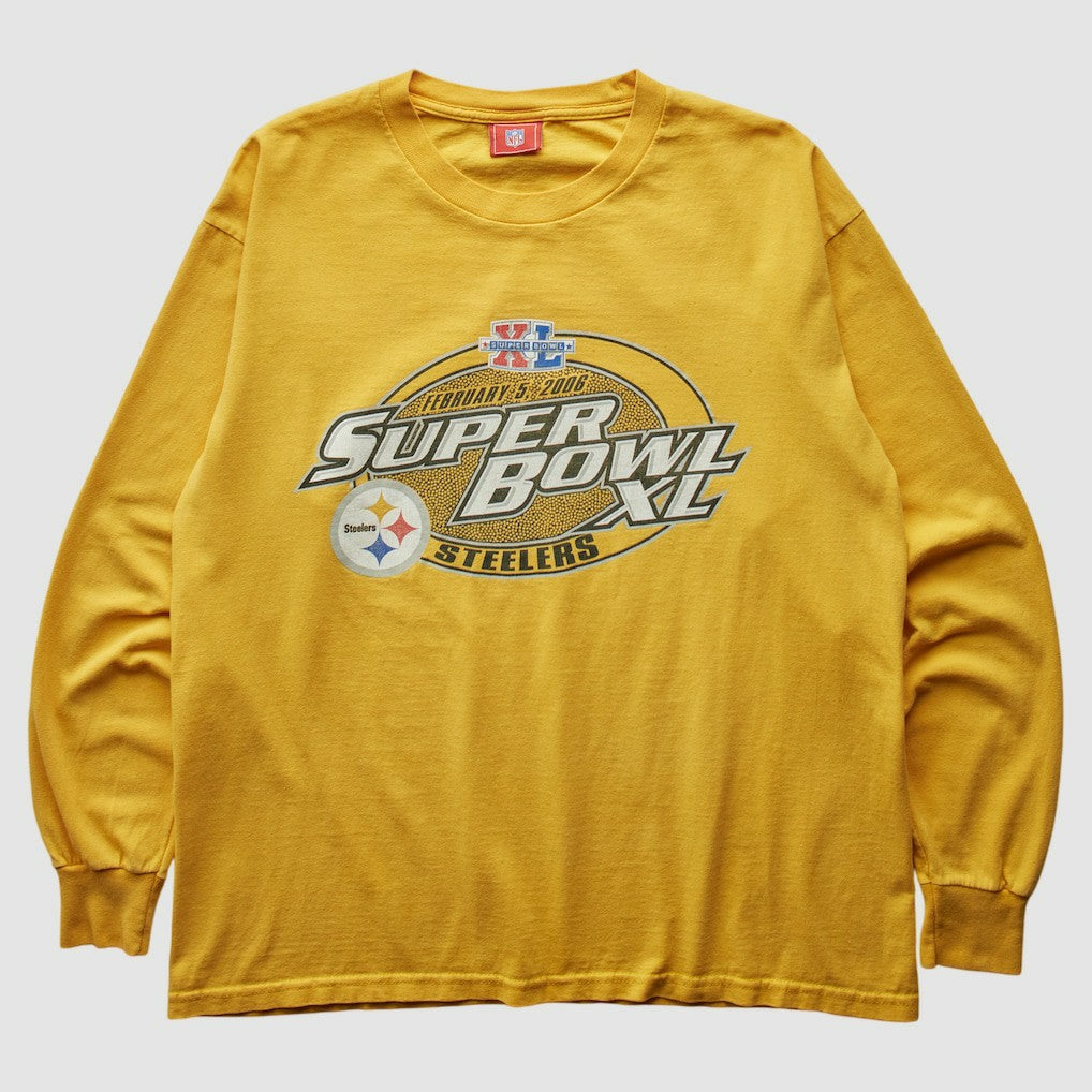 Fanatics Pittsburgh Steelers NFL 2006 T-Shirt Yellow Vintage
