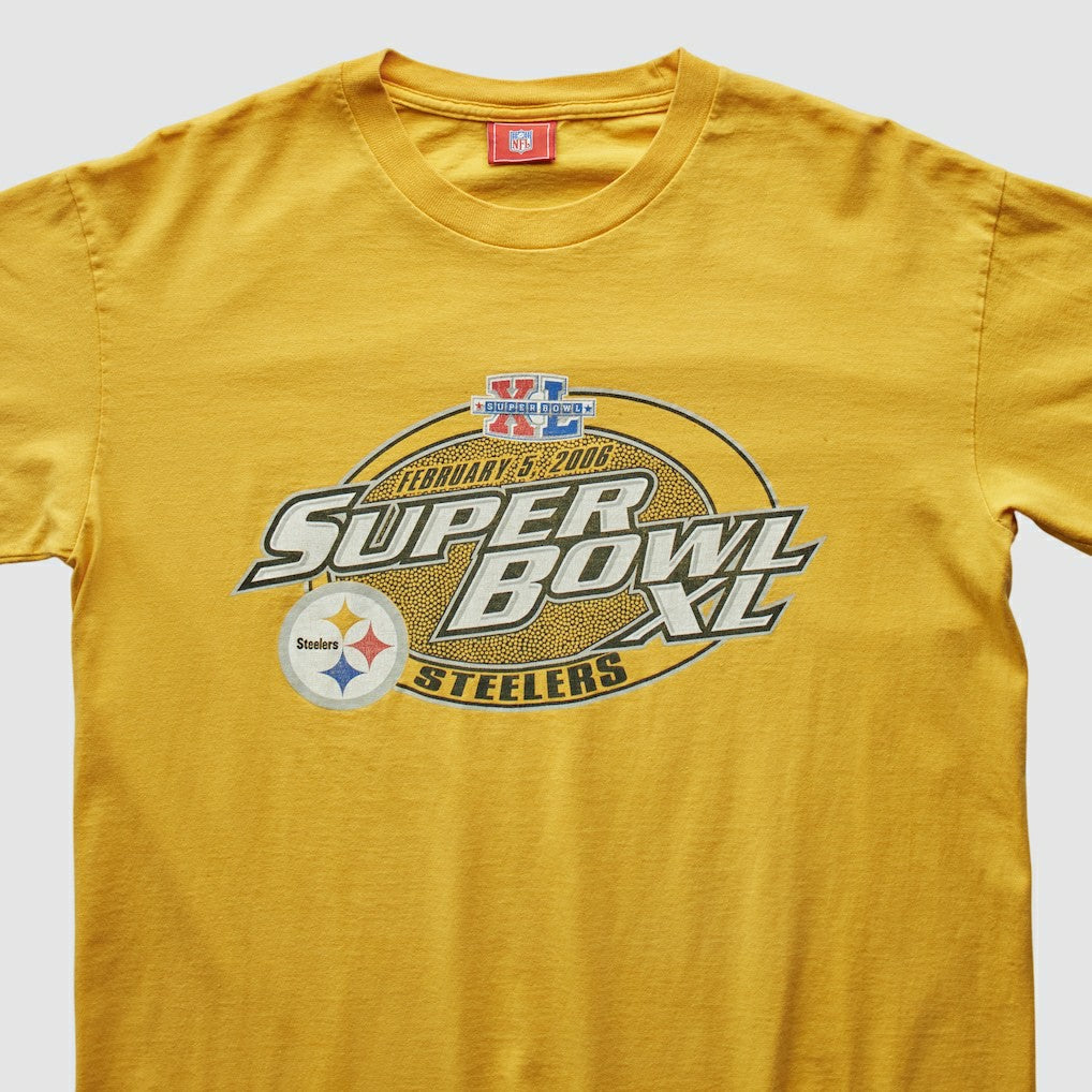 Fanatics Pittsburgh Steelers NFL 2006 T-Shirt Yellow Vintage