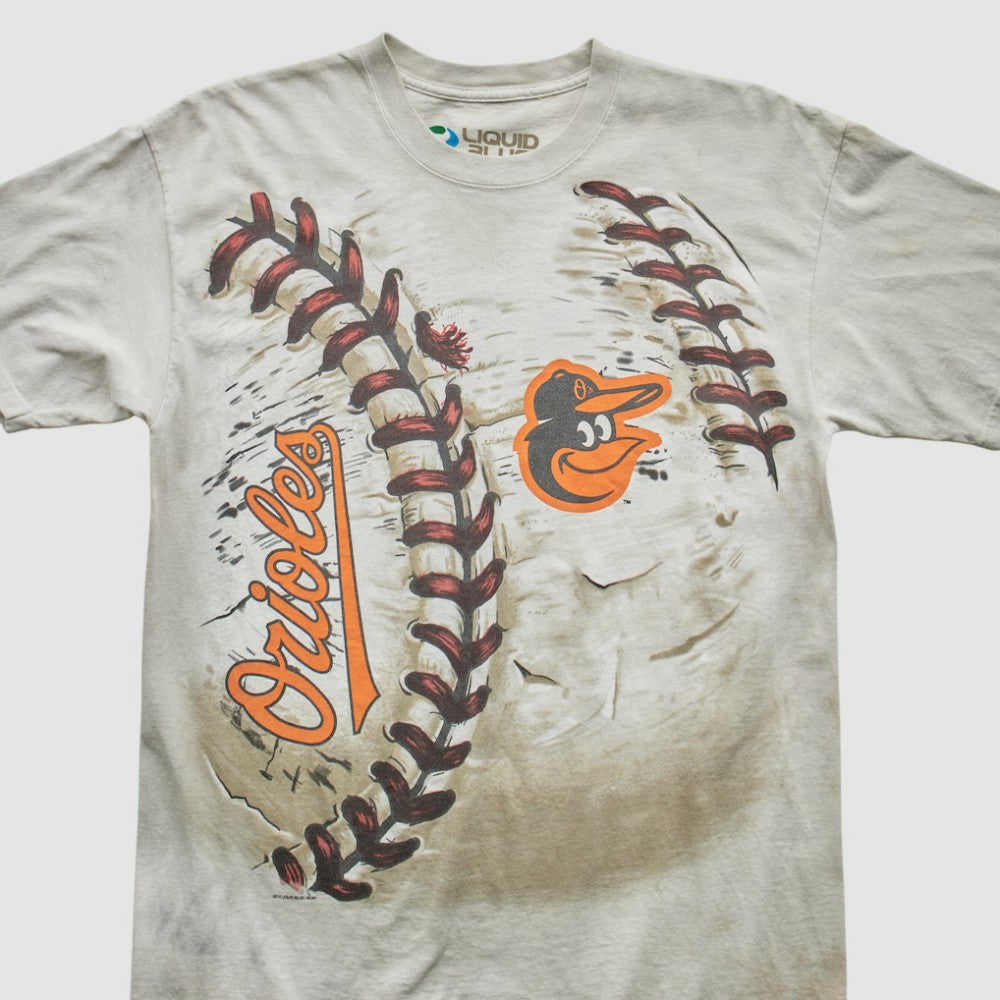 Baltimore Orioles Liquid Blue 2014 T-Shirt - Beige - Vintage - Fanatics Online
