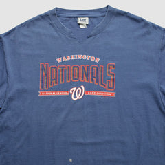 Washington Nationals Lee Apparel 2000s T-Shirt - Blue - 2XVintage - Fanatics Online