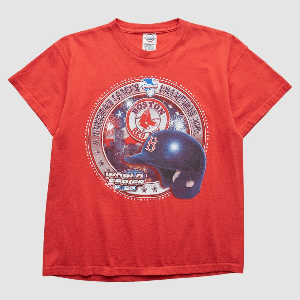 Boston Red Sox 2004 T-Shirt - Red - Vintage - Fanatics Discount