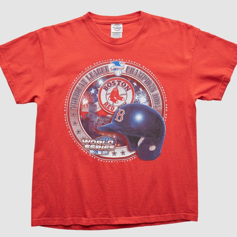 Boston Red Sox 2004 T-Shirt - Red - Vintage - Fanatics Discount