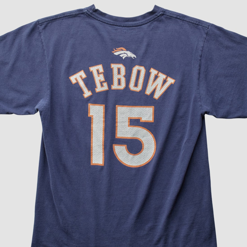 Fanatics Denver Broncos Reebok 2010 T-Shirt Navy Vintage