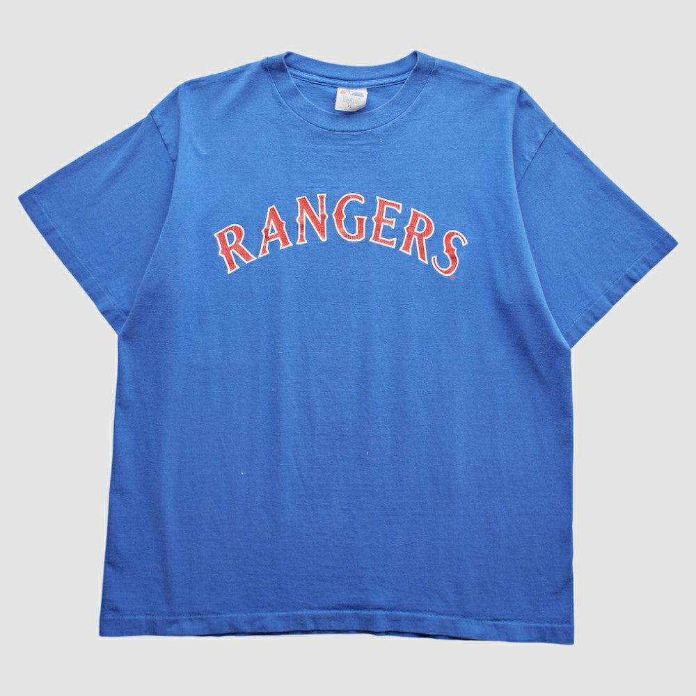Texas Rangers 2000s T-Shirt - Blue - Vintage - Fanatics Discount