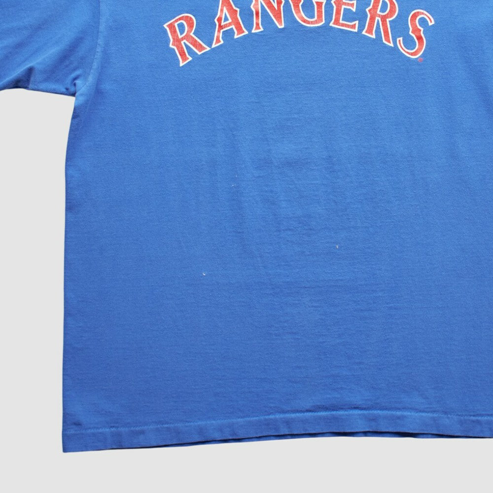 Texas Rangers 2000s T-Shirt - Blue - Vintage - Fanatics Discount