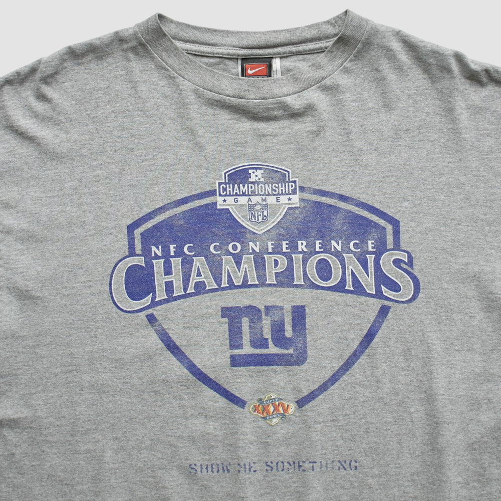 Fanatics New York Giants 2000 T-Shirt Gray Vintage