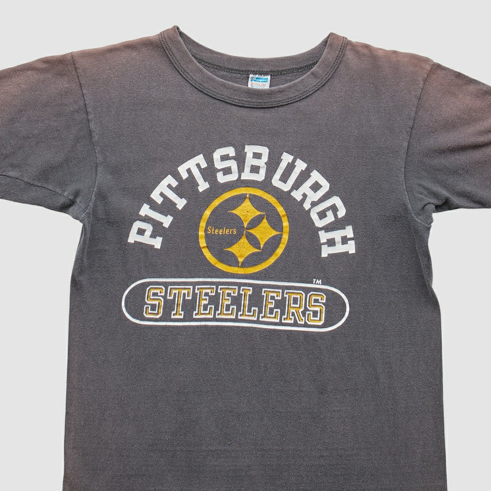 Fanatics Pittsburgh Steelers Champion 70s T-Shirt Gray Vintage