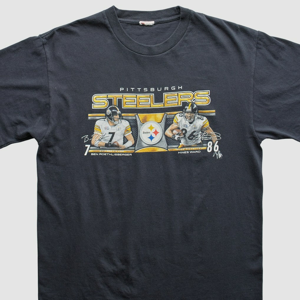 Fanatics Pittsburgh Steelers 2000s T-Shirt Black Vintage
