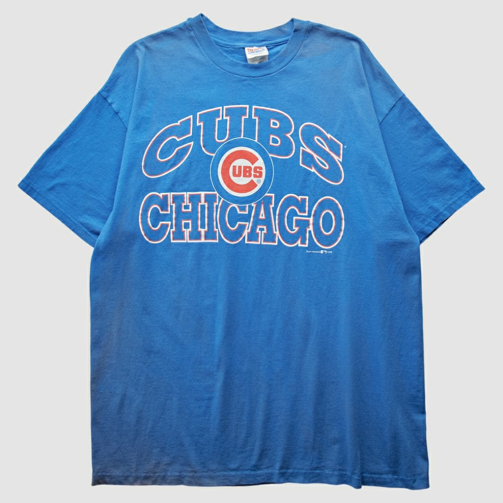 Chicago Cubs Hanes 1998 T-Shirt - Blue - 2XVintage - Fanatics Discount