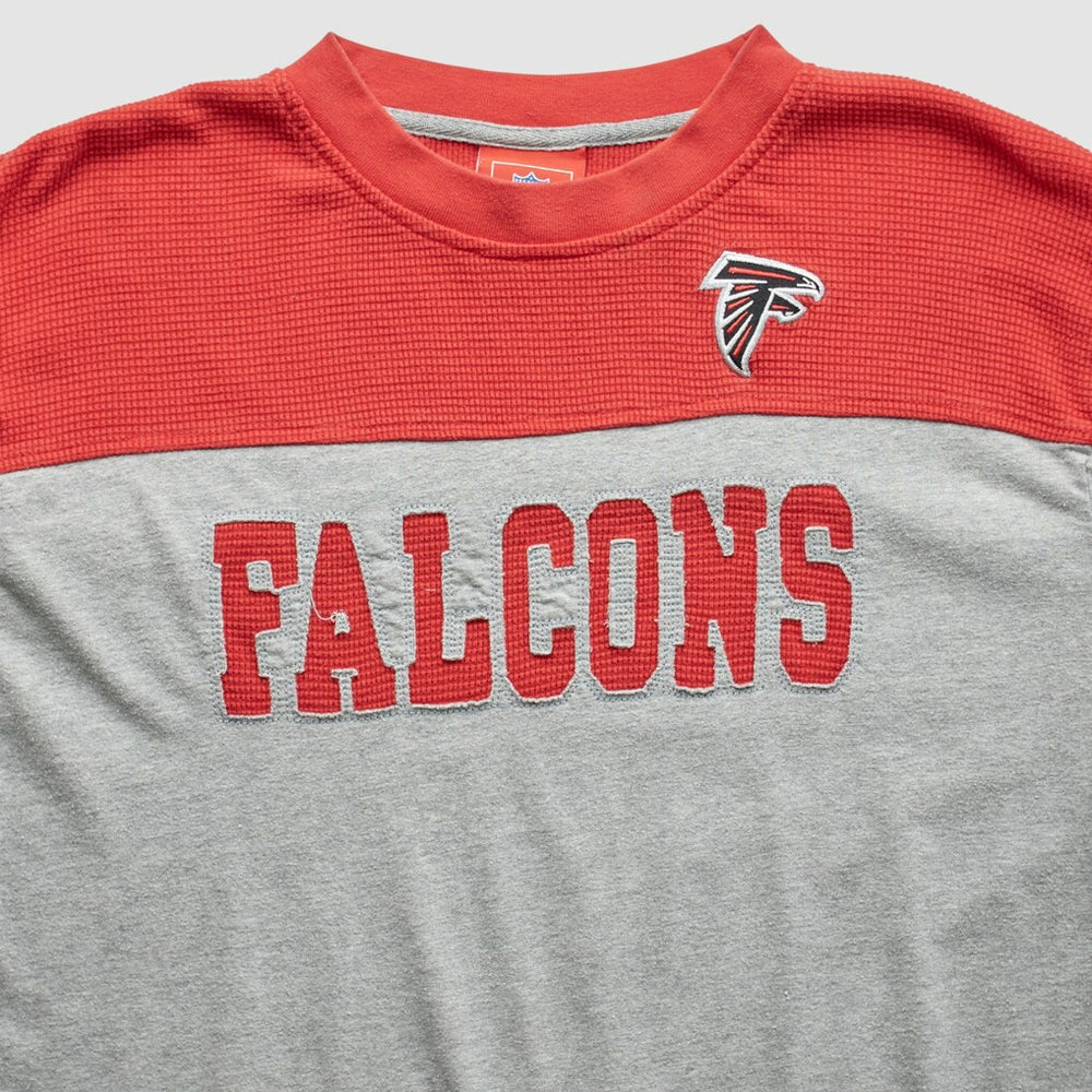 Fanatics Atlanta Falcons NFL 2000s Long Sleeve T-Shirt Gray Vintage