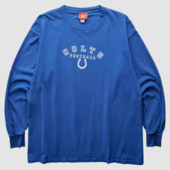 Fanatics Indianapolis Colts NFL 2000s Long Sleeve T-Shirt Blue Vintage