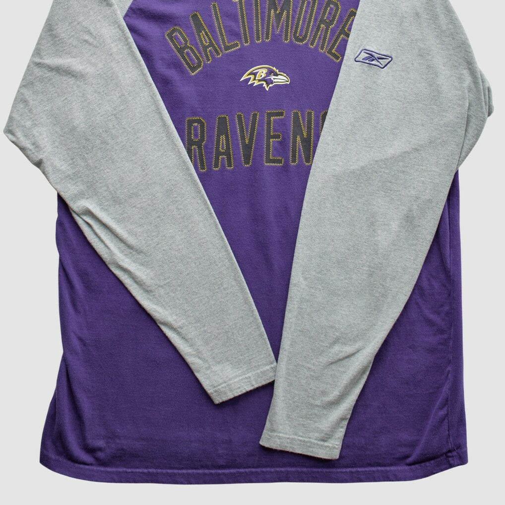 Fanatics Baltimore Ravens Reebok 2000s T-Shirt Purple Vintage