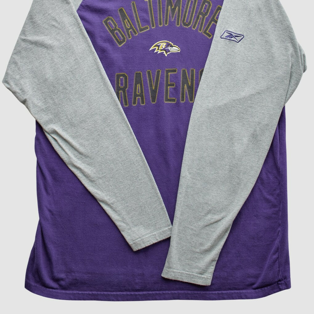 Fanatics Baltimore Ravens Reebok 2000s T-Shirt Purple Vintage