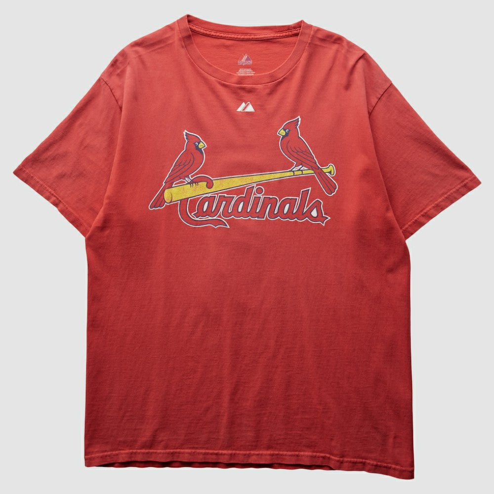St. Louis Cardinals Majestic 2000s T-Shirt - Red - Vintage - Fanatics on Sale