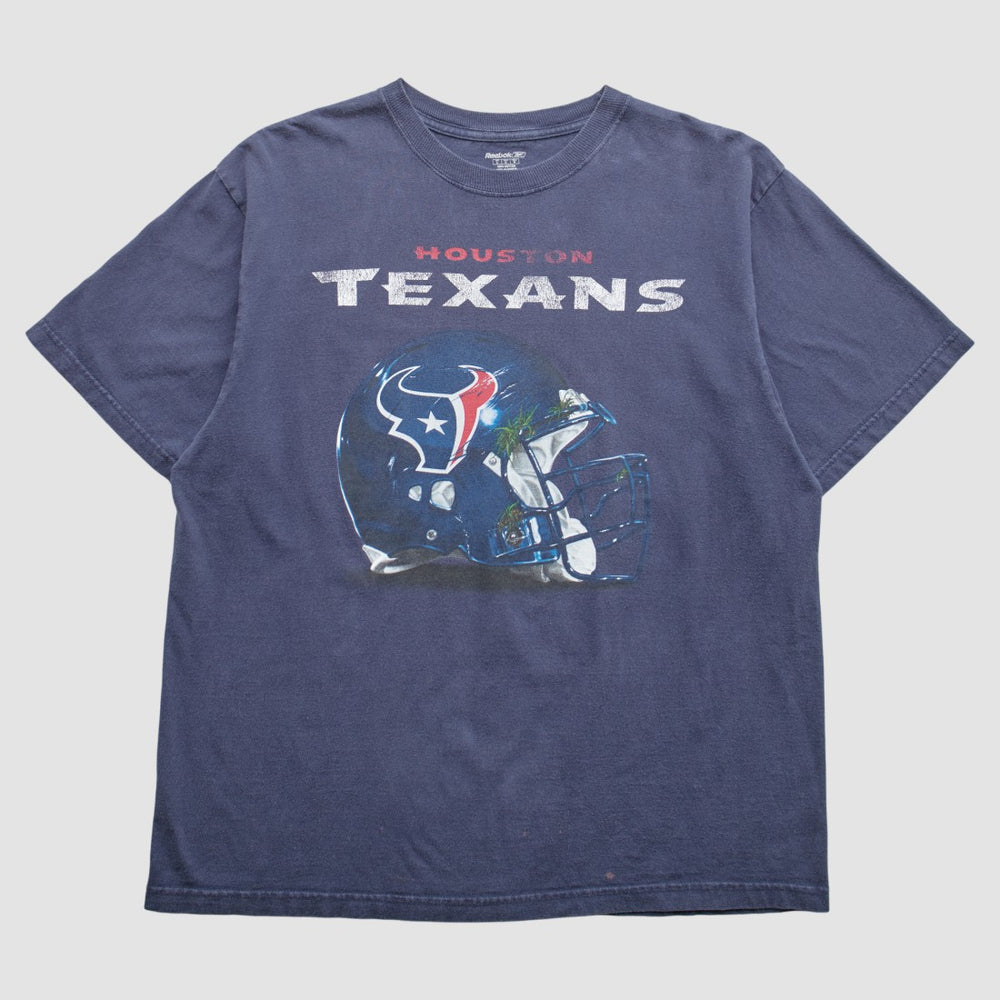 Fanatics Houston Texans Reebok 2000s T-Shirt Navy Vintage
