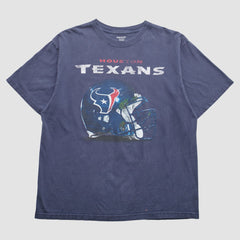 Fanatics Houston Texans Reebok 2000s T-Shirt Navy Vintage
