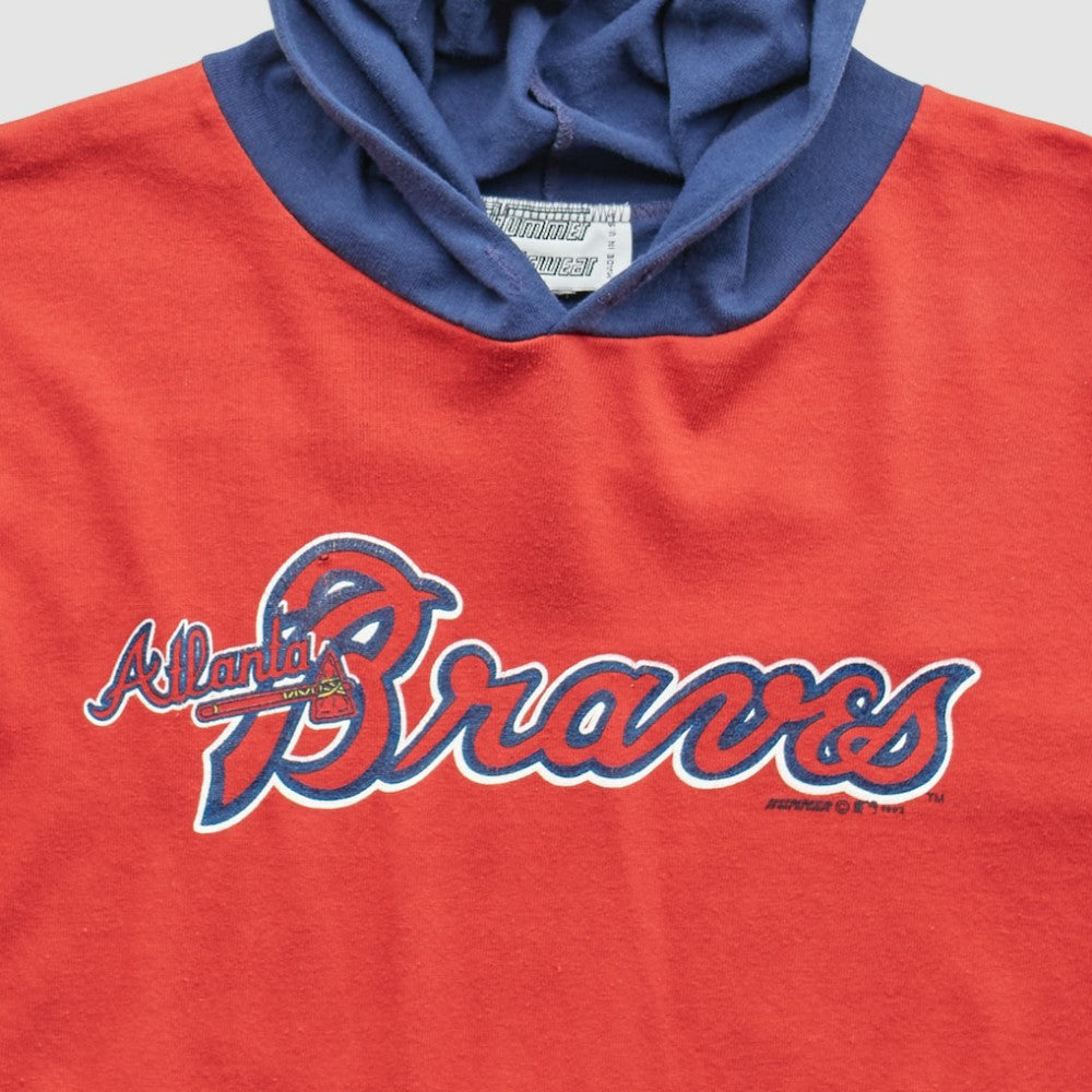 Atlanta Braves 1992 Pullover Sweatshirt - Red - XXVintage - Fanatics Online
