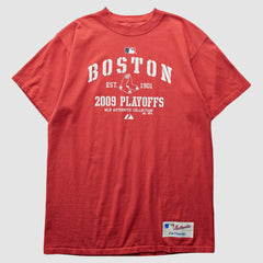 Boston Red Sox Majestic 2000s T-Shirt - Red - Vintage - Fanatics Lifestyle