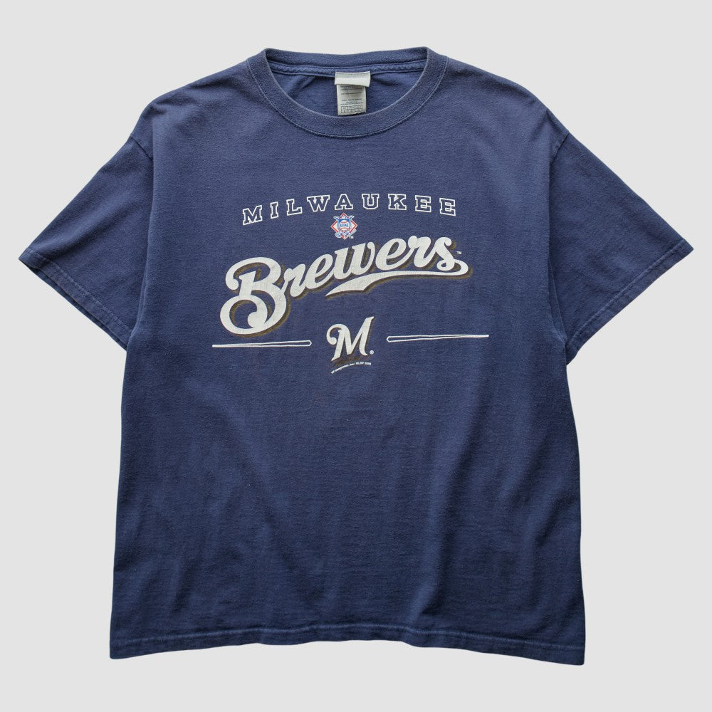 Milwaukee Brewers 2006 T-Shirt - Navy - Vintage - Fanatics Sale