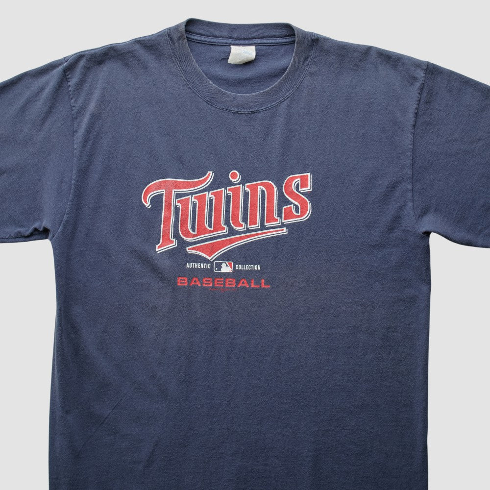 Minnesota Twins Majestic 2000s T-Shirt - Navy - XVintage - Fanatics Online