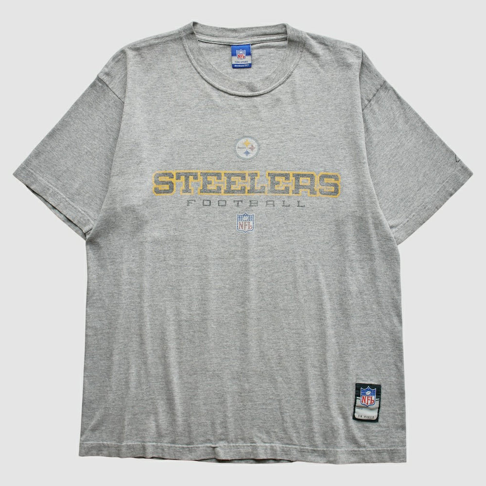 Fanatics Pittsburgh Steelers Reebok 2000s T-Shirt Gray Vintage
