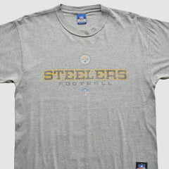 Fanatics Pittsburgh Steelers Reebok 2000s T-Shirt Gray Vintage